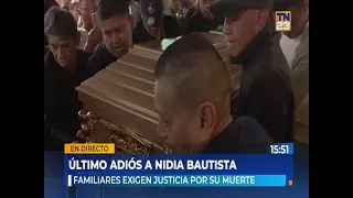 Remains of woman who died in zone 18 arrive at Concepción Las Lomas cemetery
