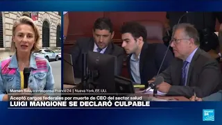Informe desde Nueva York: Luigi Mangione se declara culpable de cargos federales por acecho
