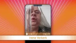 TV Oranje app videoboodschap - Irene Verkerk