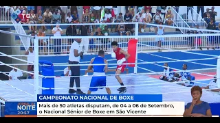 More than 50 athletes compete in the Senior National Boxing Championship in São Vicente from Sept...