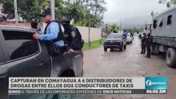 Capturan en Comayagua a 6 distribuidores de dorgas entre ellos dos de taxis