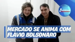 Market gets hyped over Flávio Bolsonaro, who promised the same economic "shock" as Milei