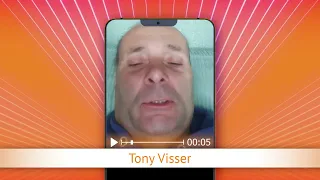 TV Oranje app video message - Tony Visser