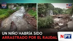 San Lorenzo: un niño habría sido arrastrado por el raudal