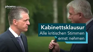 phoenix tagesgespärch mit Thorsten Frei zur Kabinettsklausur | 27.08.26