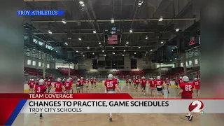 Weather brings changes to practice, game schedules