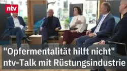 "Opfermentalität hilft nicht": ntv-Talk mit Rüstungsindustrie | ntv "Opfermentalität hilft nicht": ntv-Talk mit Rüstungsindustrie | ntv
