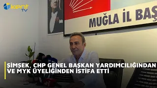 BERHAN ŞİMŞEK RESIGNS AS VICE CHAIRMAN AND MYK MEMBER
