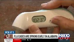 Flu cases in Mobile County rising, no end in sight yet
