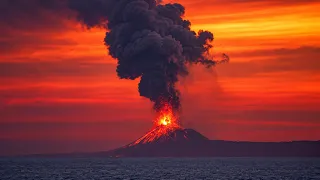 TERRIBLE ERUPCIÓN DEL VOLCÁN KRAKATOA: impactantes imágenes y los daños que provocó