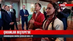 Çocuklar Beştepe'de | Cumhurbaşkanı Erdoğan Çocukları Kabul Etti