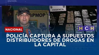 Policía captura a supuestos distribuidores de drogas en la capital