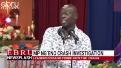 United Opposition Demands Thorough Probe Into MP Ng’eno Chopper Crash. #ebrunews