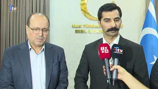 Students who will represent Iraqi Turkmens gathered in Erbil.