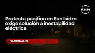 Protesta pacífica en San Isidro exige solución a inestabilidad eléctrica