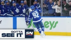 GOTTA SEE IT: Maple Leafs' Gavin McKenna Snipes First Career NHL Goal