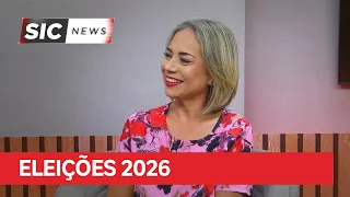 PT Senate candidate Luciana Oliveira interviewed on SIC NEWS