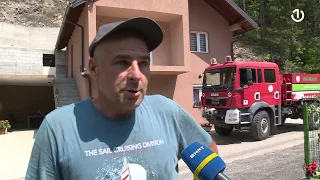 Treći dan traje borba s požarom na području Konjica
