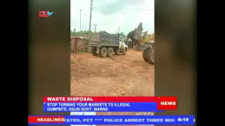 Stop Turning your Markets to Illegal Dumpsite, Ogun Govt  Warns