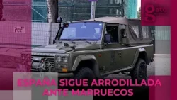 A North African man gets into an Army vehicle to insult our soldiers