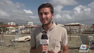 Beach clubs devastated by a whirlwind