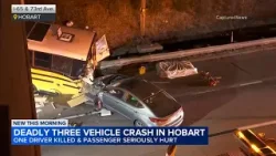 Driver killed in three-vehicle crash on I-65 in Hobart, IN, police say