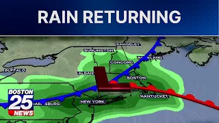 Rain returns to Massachusetts: Here's when showers arrive and how wet Sunday could get