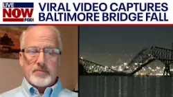 Bridge collapse Maryland raw footage: Video shows Baltimore's Key Bridge fall | LiveNOW from FOX