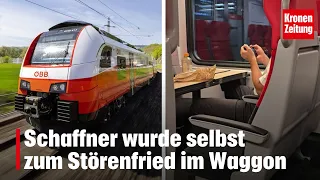 Train conductor turns out to be the one causing a disturbance in the carriage | krone.tv NEWS