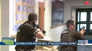 Lancaster County Sheriff’s Office conducts active shooter drill at Malcolm School District