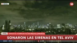 ? EN VIVO - ISRAEL | Sirenas en Tel Aviv y máxima tensión con Irán