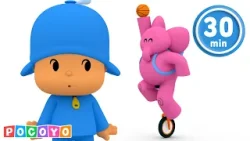 ? Aprender brincando! O Pocoyo joga a bola! | Pocoyo ?? Português Brasil | Desenhos Animados