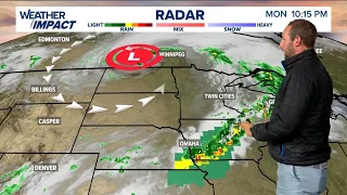 WEATHER: Rain wraps up Monday night