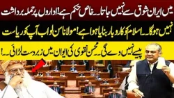 Interior Minister Mohsin Naqvi Speech in Senate Assembly Session | NEO News
