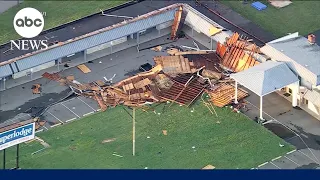 Severe storms from Midwest to East Coast