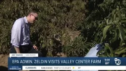 EPA Administrator Zeldin tours Valley Center avocado farmi