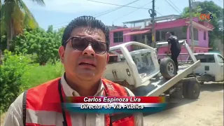 Leticia Lozano clears public spaces in Ciudad Renacimiento by removing abandoned vehicles