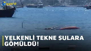 SAILBOAT SINKS INTO THE WATER!