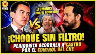 ¿Apretón al periodismo? El acalorado debate entre un asambleísta y la prensa que sacude las redes