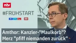 Amthor: Kanzler-"Maulkorb"? Merz "pfiff niemanden zurück" | ntv