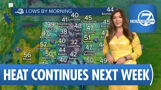 Mid 80s, plenty of sunshine this weekend in Denver metro; sizzling into next week