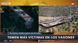 ? IMÁGENES IMPACTANTES DEL CHOQUE DE TRENES | Los restos de los vagones que chocaron en España