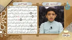 سورة النجم تلاوة خاشعة بصوت آدم محمود علي | #حامل_القرآن #تلاوة