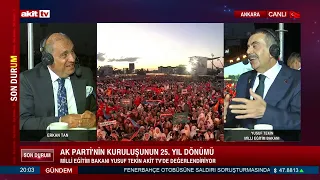 Türkiye Cumhuriyeti Millî Eğitim Bakanı Yusuf Tekin, Akit TV Canlı Yayınına Konuk Oldu!