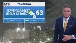 DFW Weather | Spotty showers Tuesday morning in 14 day forecast