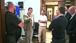 Olivera, los tres diputados y ediles se reunieron con la ministra de Industria, Fernanda Cardona