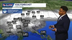Dense fog returns to Louisiana's weather forecast to end the week, followed by a cold front