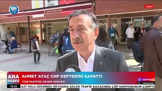 Ahmet Ataç closes the chapter on CHP