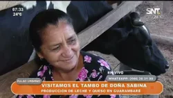 Visitamos el tambo de doña Sabina