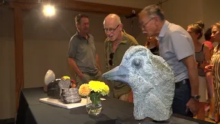 Birthday honoree Hans Reijnders (80) celebrated with exhibition by his students